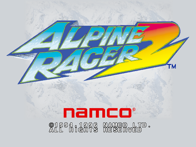 Alpine Racer 2 (Namco System Super 22) (Arcade) (gamerip